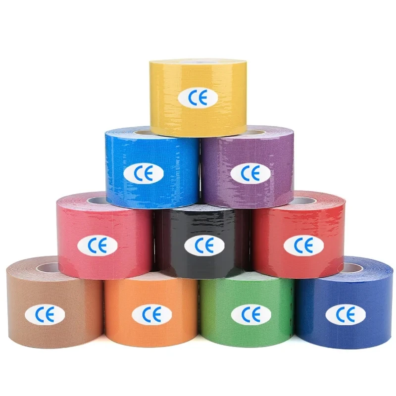 Sports Taping Precut - Fita Cinesiológica Esportiva Impermeável Adesiva para