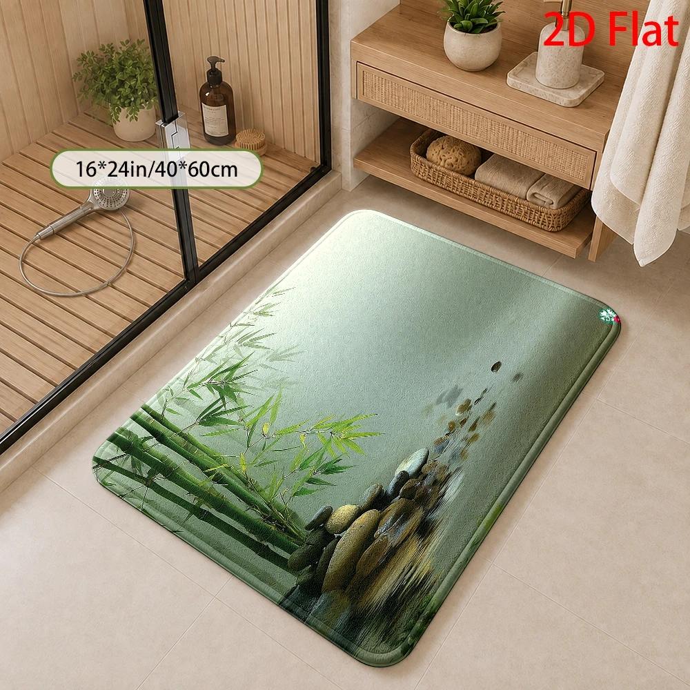 Tapete de Banheiro Impermeável - Bamboo Bath Mat avaliação e preço
