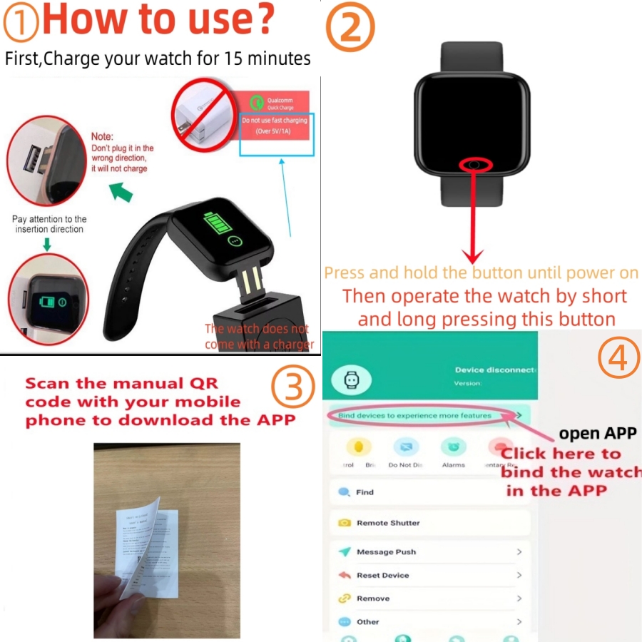 Relógio inteligente para homen - Health Wellness Bracelet avaliação e preço